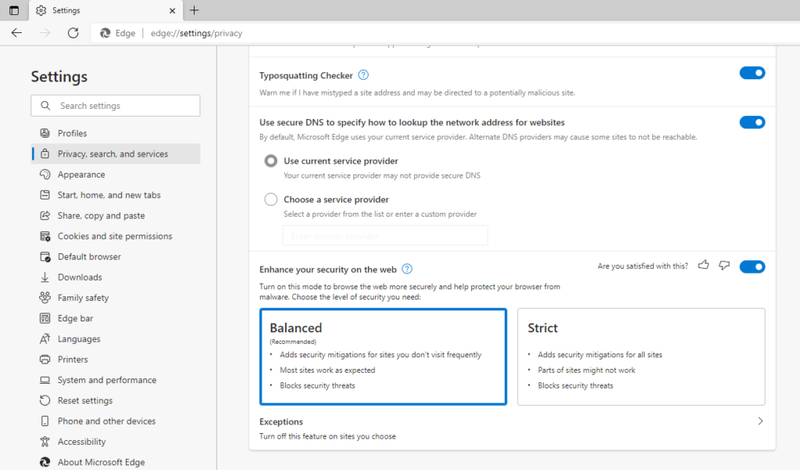 Microsoft, Edge tarayıcısı için “Super Duper Secure Mode” özelliğini devreye aldı post image